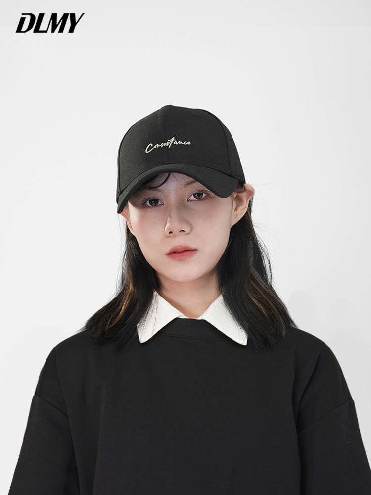 dlmy棒球帽2023年爆款韩版百搭秋冬显脸硬顶鸭舌帽帽子