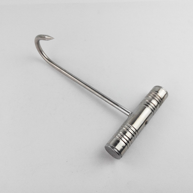 手抓钩丁字钩不锈钢肉钩手钩加长手抓钩拖肉钩挂钩屠宰专用提肉钩