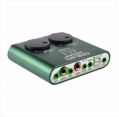 创意达蓝调 kx-3  usb笔记本外置声卡专业k歌 喊麦带遥控器-图2