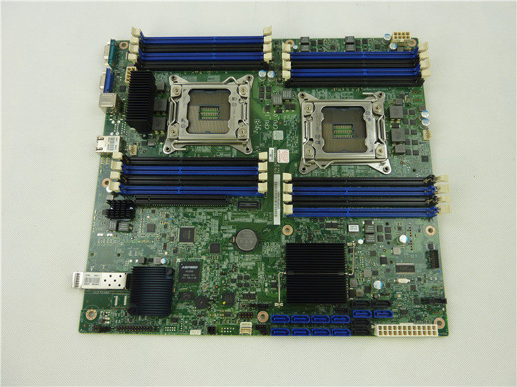 广达qssc2ml服务器x792011针双路电脑主板ddr3万兆主板