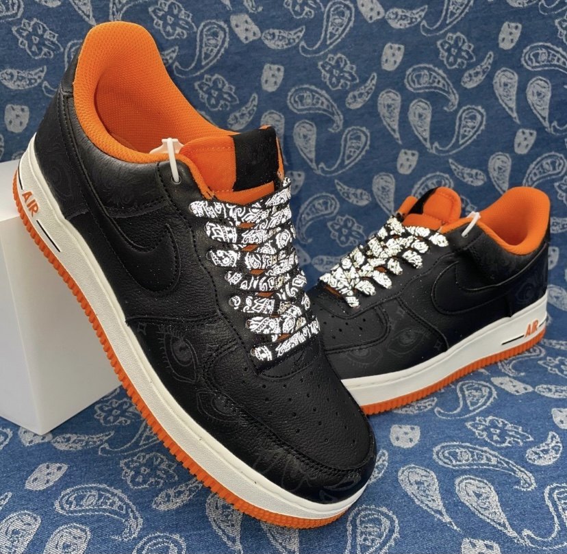 适配airforce1万圣节夜光泼墨腰果反光星星af1鞋带鞋带