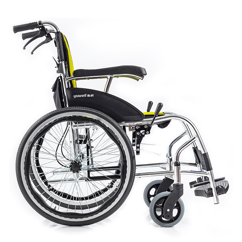 鱼跃轮椅折叠轻便老人专用多功能瘫痪残疾人代步电动轮椅