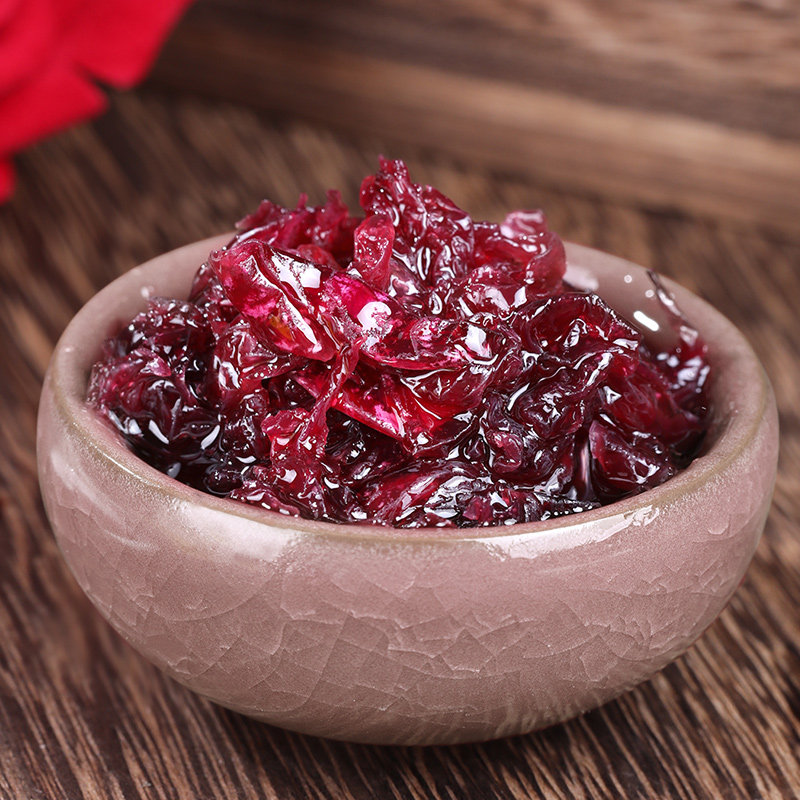 云南特产玫瑰酱食用玫瑰花酱玫瑰糖冰粉专用商用烘焙蜂蜜玫瑰花酿