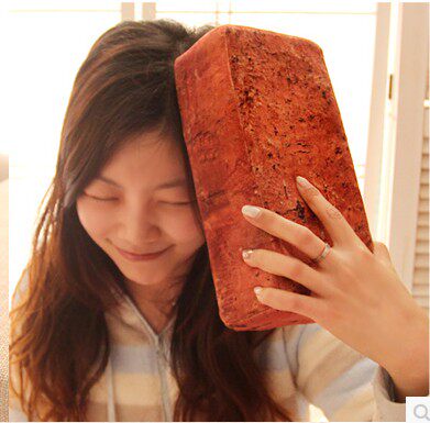 魔术道具特价板砖创意仿真真红砖头抱枕拍砖魔术道具