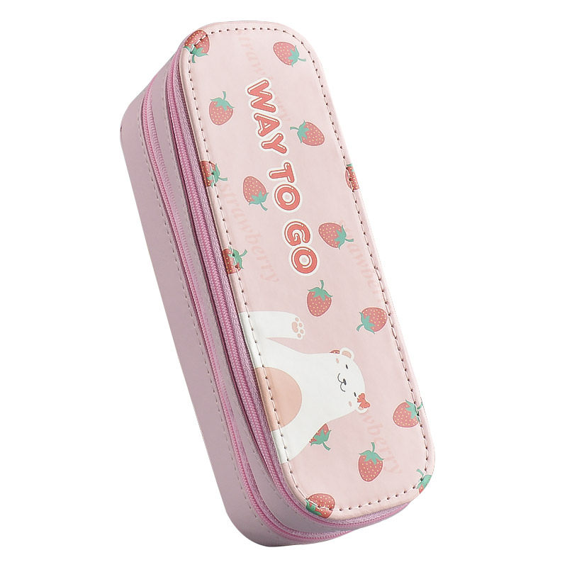 笔袋女双层文具盒ins潮女孩小学生可爱女童儿童铅笔袋少女笔盒