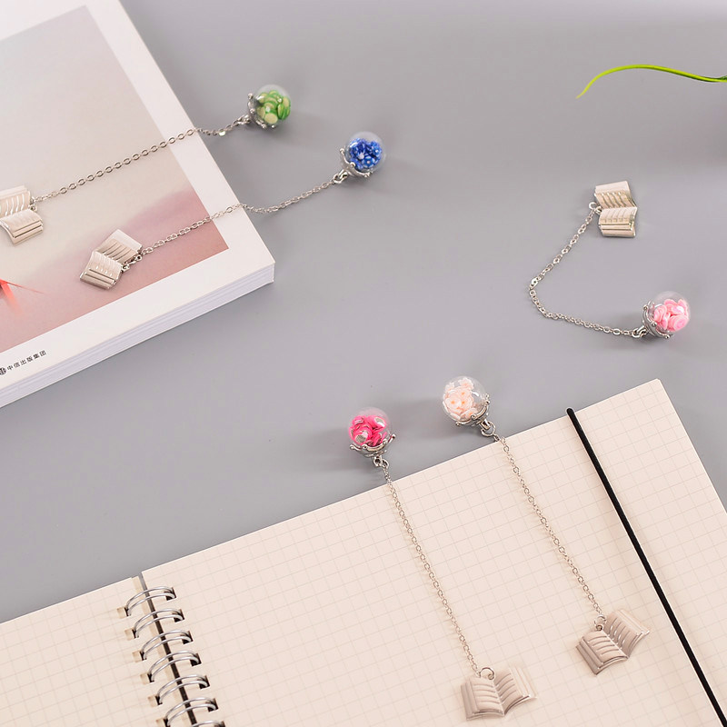 中国风流沙金属书签学生创意果蔬书签复古风礼物可爱礼品