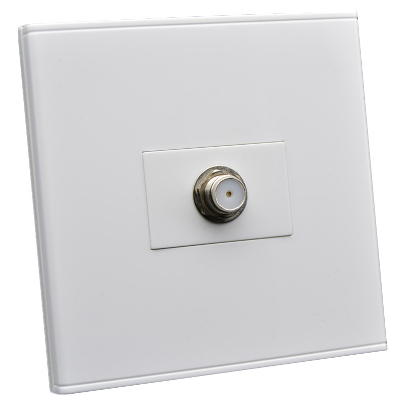 面板插座卫星电视数字电视有线电视宽频电视公制头面电视插座