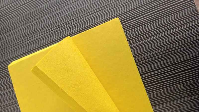 薄款上好嫩竹表文黄表纸黄裱纸经文21x29道教工艺品