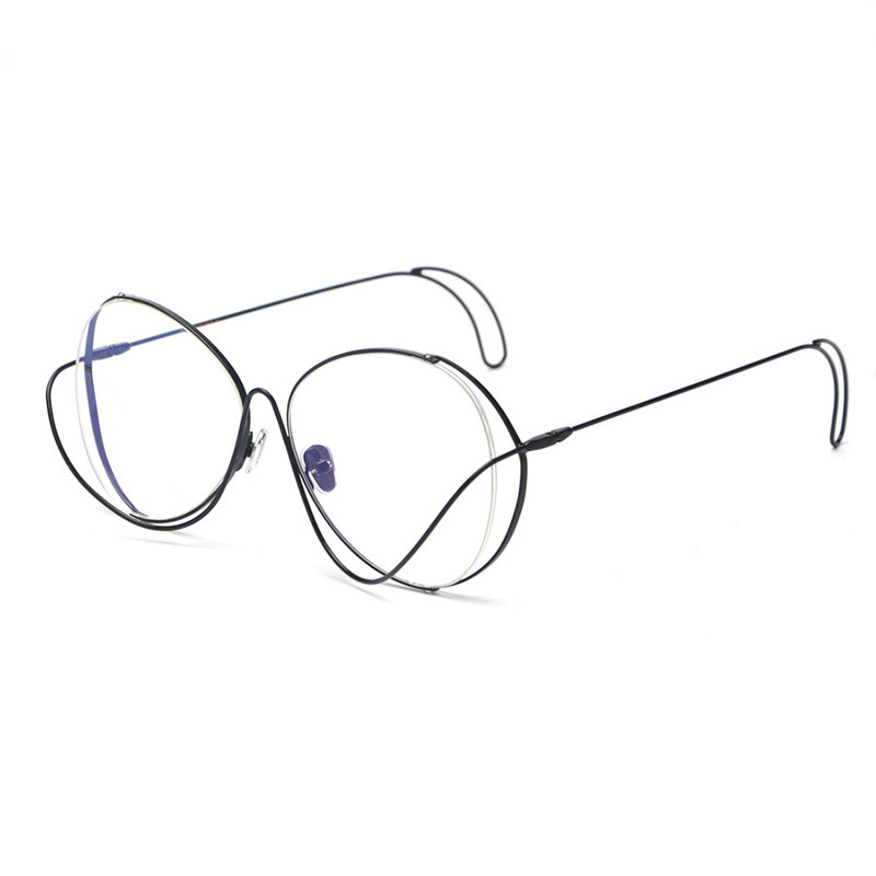 吴亦凡热巴郭采洁同款the owner入戏眼镜框个性线条镂空眼镜架