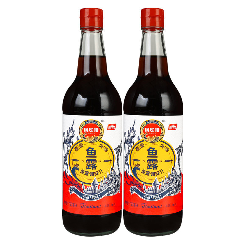 调料凤球唛鱼露750ml泰国风味酱油调味汁家用蒸鱼鱼露
