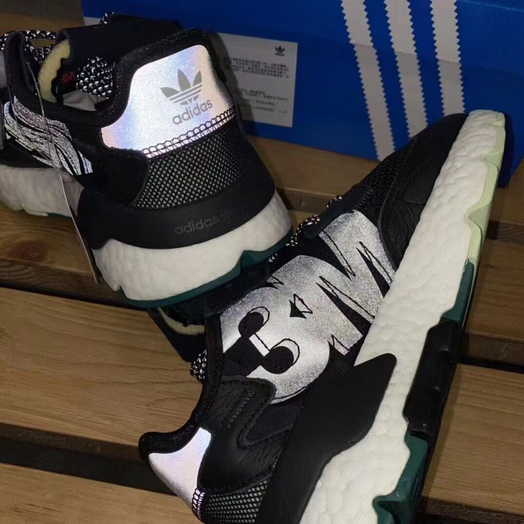 adidas三叶草女鞋nitejogger经典透气缓震跑步休闲运动休闲鞋