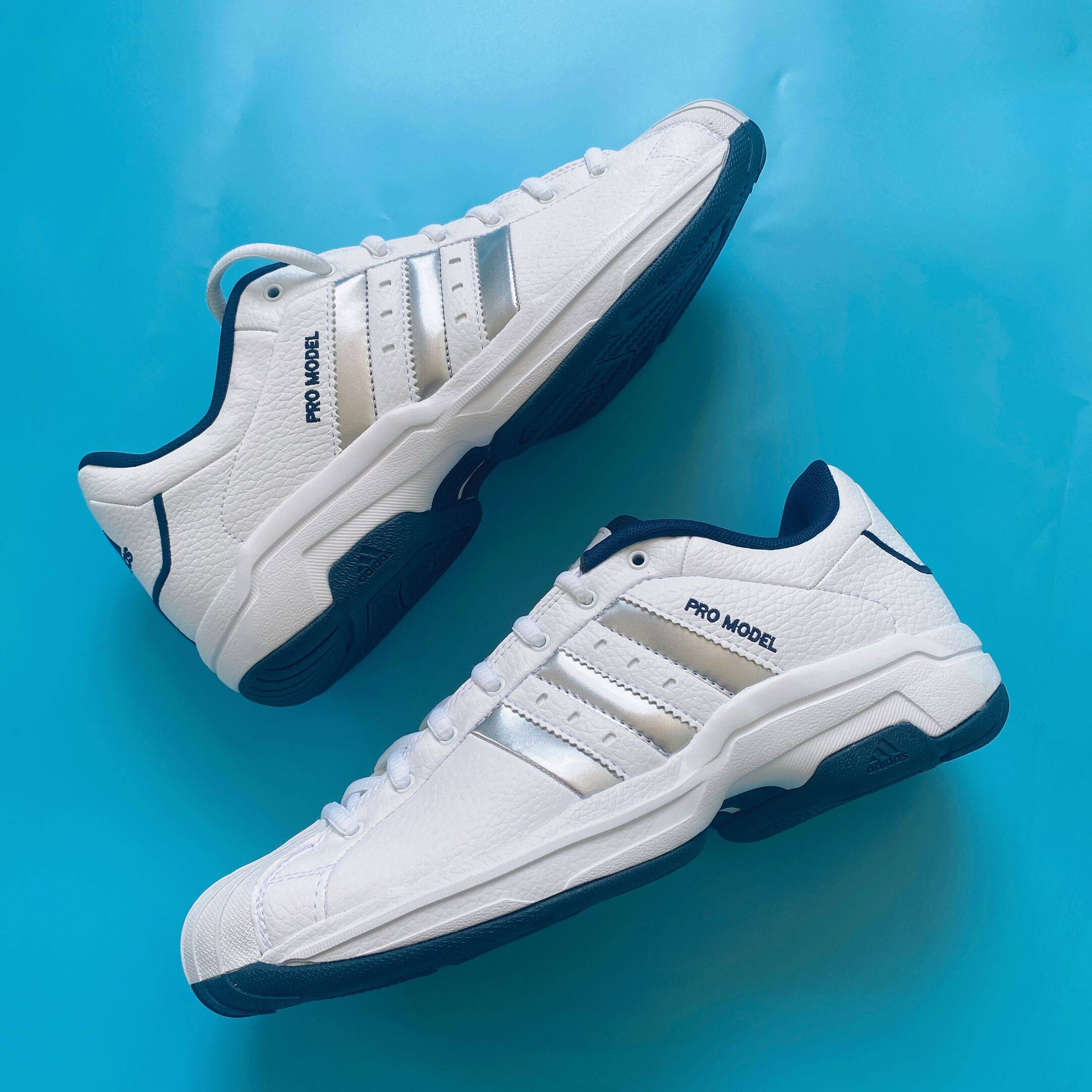 adidas阿迪达斯男鞋promodel2g低帮轻便运动休闲篮球篮球鞋