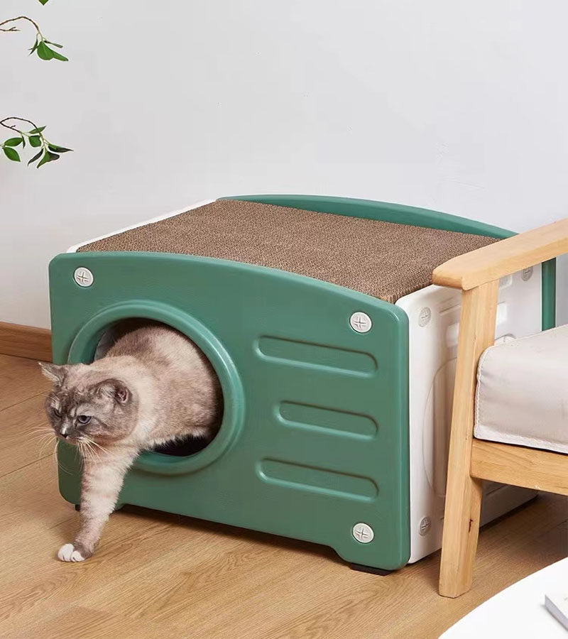 猫窝四季通用室外双层猫屋别墅防水户外流浪猫猫窝