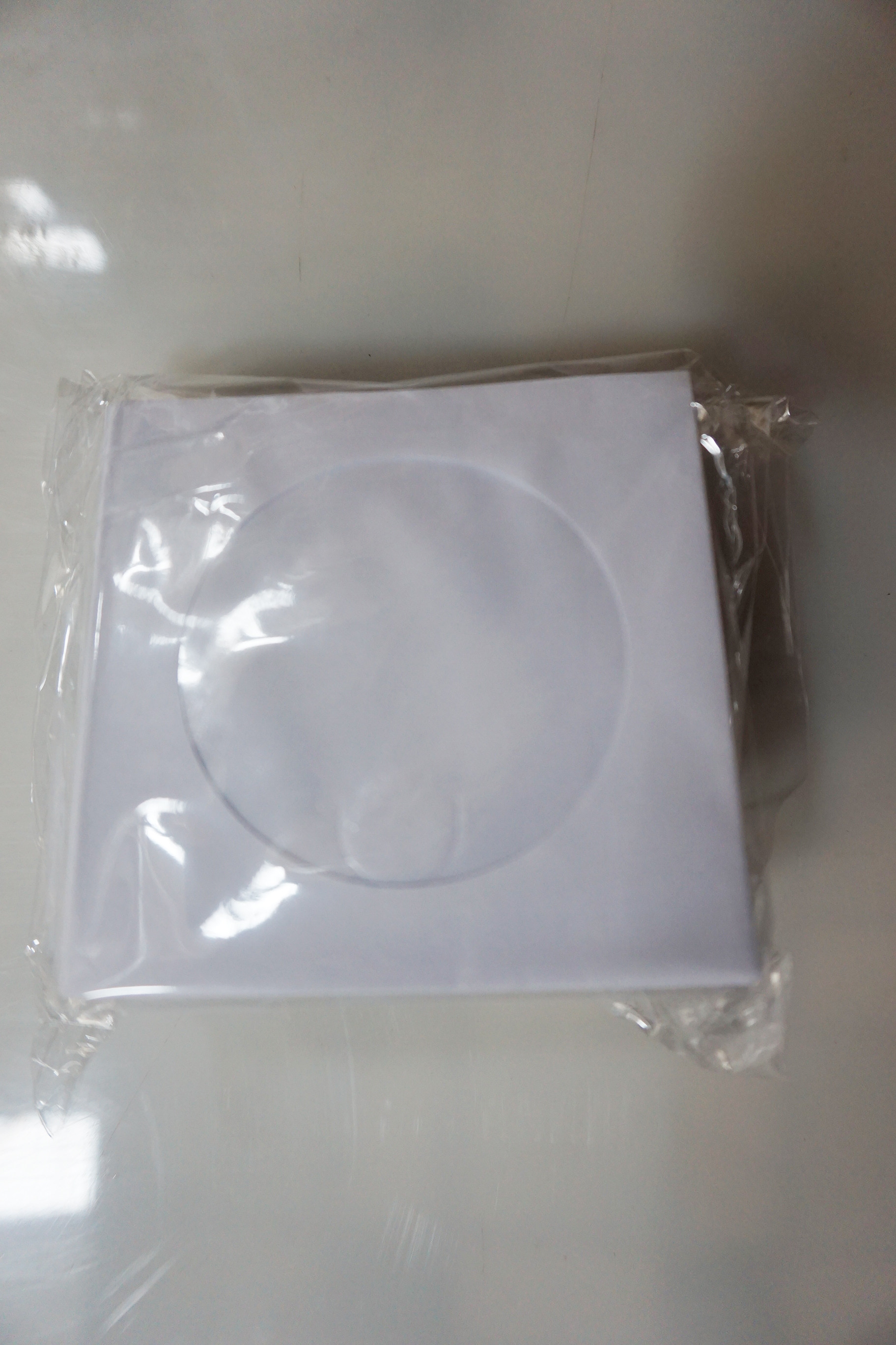 光盘白色3寸纸袋cddvd包装袋100个光碟80g光盘袋