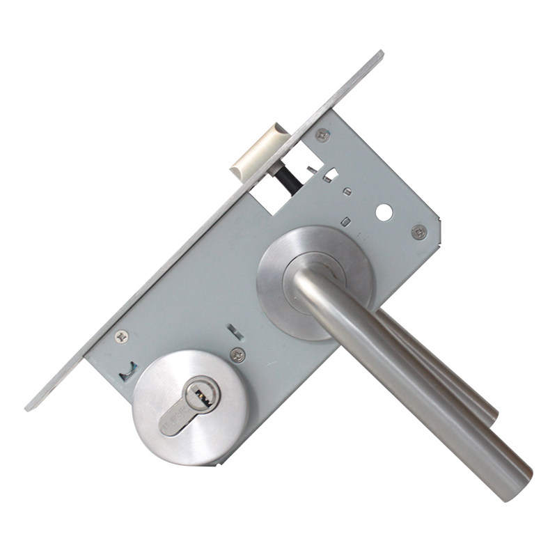 防火不锈钢防火门门锁过道消防72557260医院办公室机械门锁