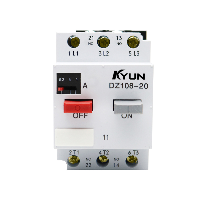 保护马达保护器dz108-203ve1电机断路器过载开关380v低压断路器