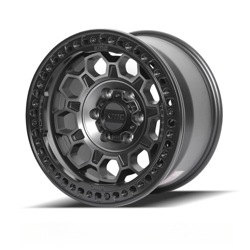 轮毂kmc牧马人xd越野改装17寸20寸防脱圈负值轮毂