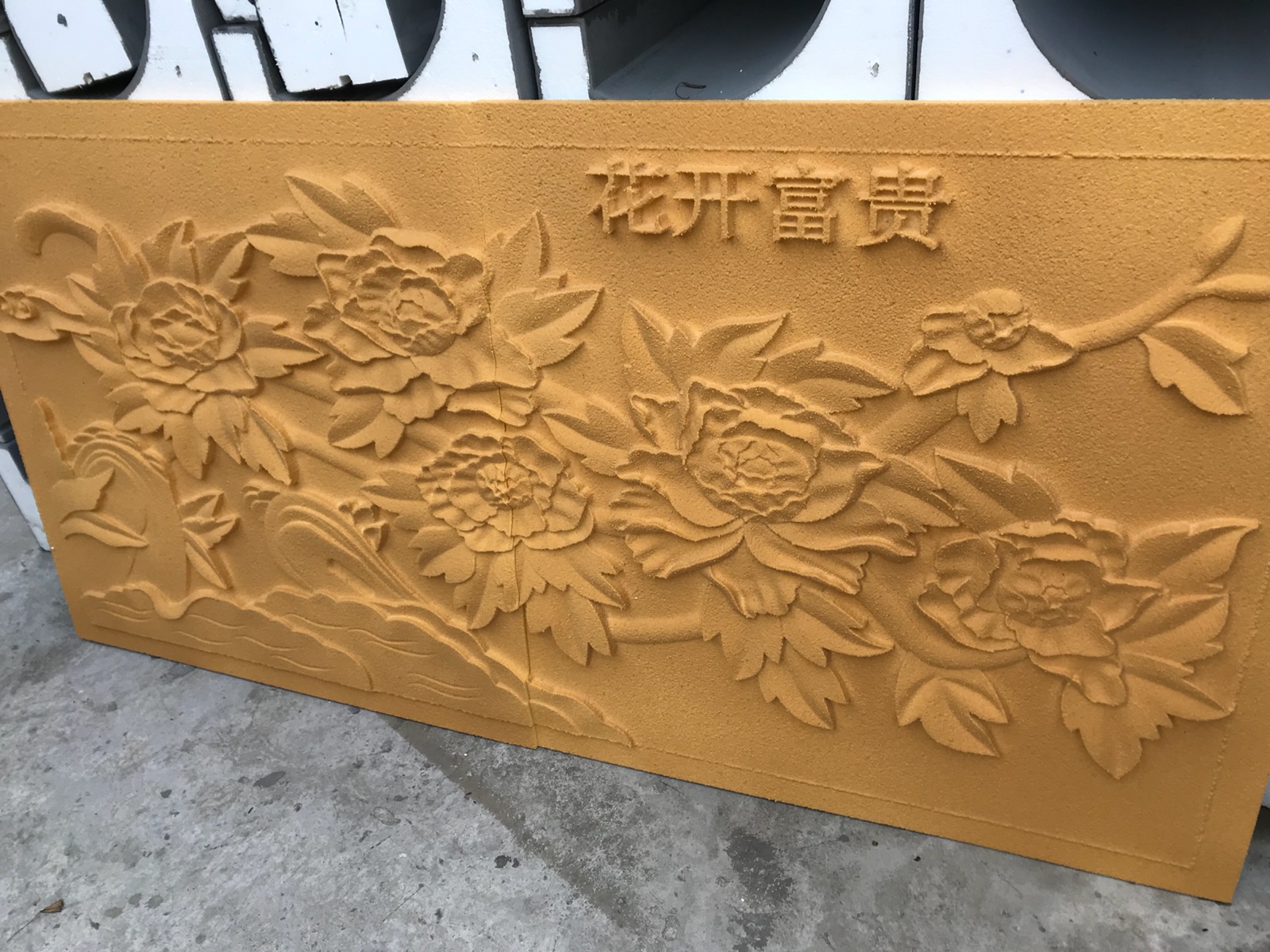 三角花成品 仿砂岩长方形 聚苯泡沫雕刻 eps 欧式别墅