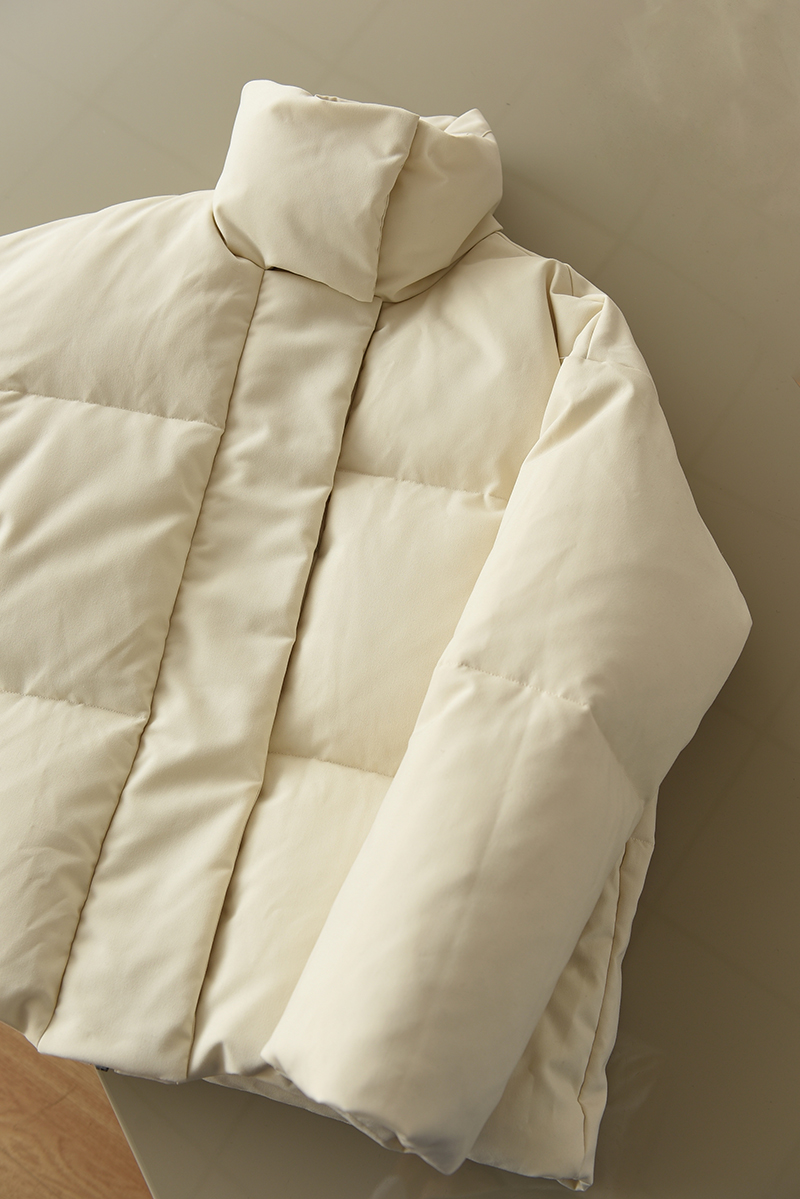 温暖2022棉服面包百搭宽松羽绒服大白鹅绒白鹅绒羽绒服