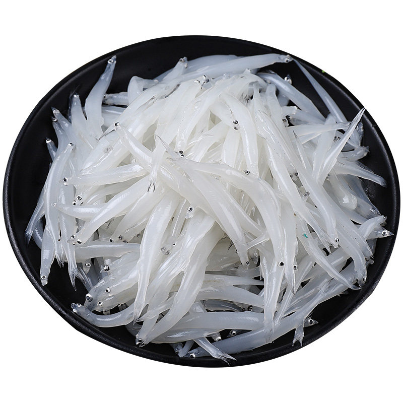 青岛海捕新鲜银鱼野生小银鱼面条鱼鲜活冷冻海鲜水产海鱼宝宝辅食