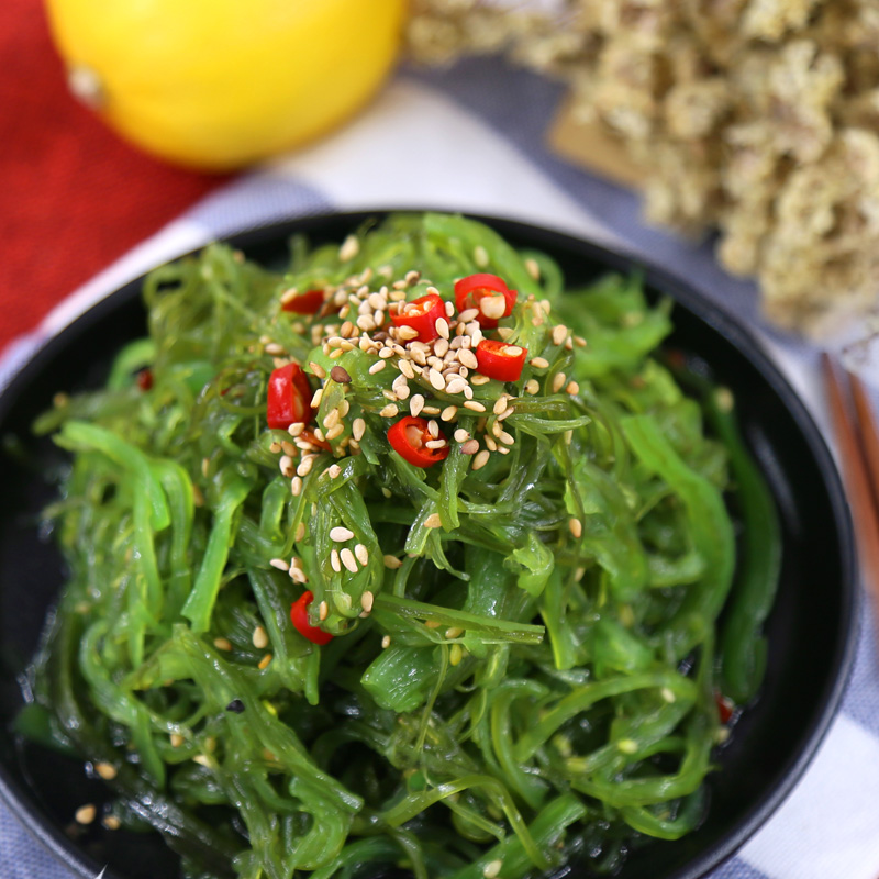 海藻沙拉即食海白菜中华海草沙律凉拌菜裙带菜海带丝小包装袋装 - 图0
