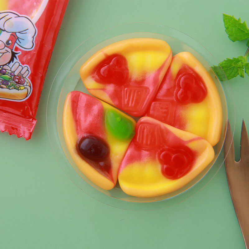 德国trolli口力小披汉堡橡皮糖软糖qq造型儿童糖果