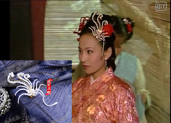 流年之魅87版红楼梦珍珠凤钗服用古装影视头饰发饰