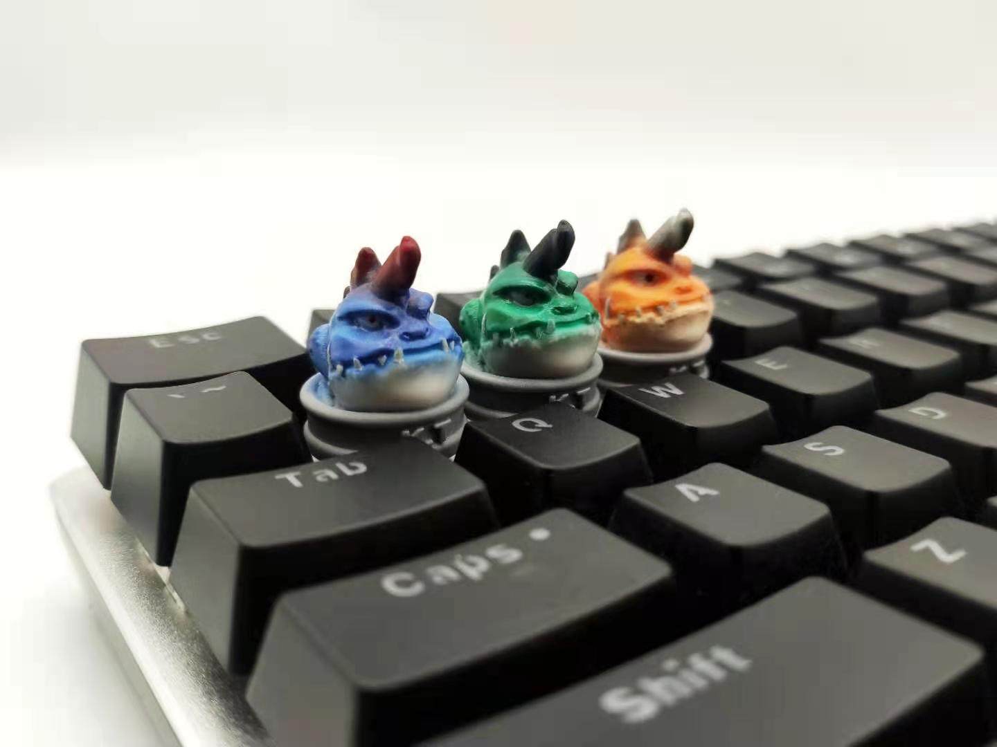 kt机械键盘个性定制手工树脂keycaptribe动漫创意礼品键帽