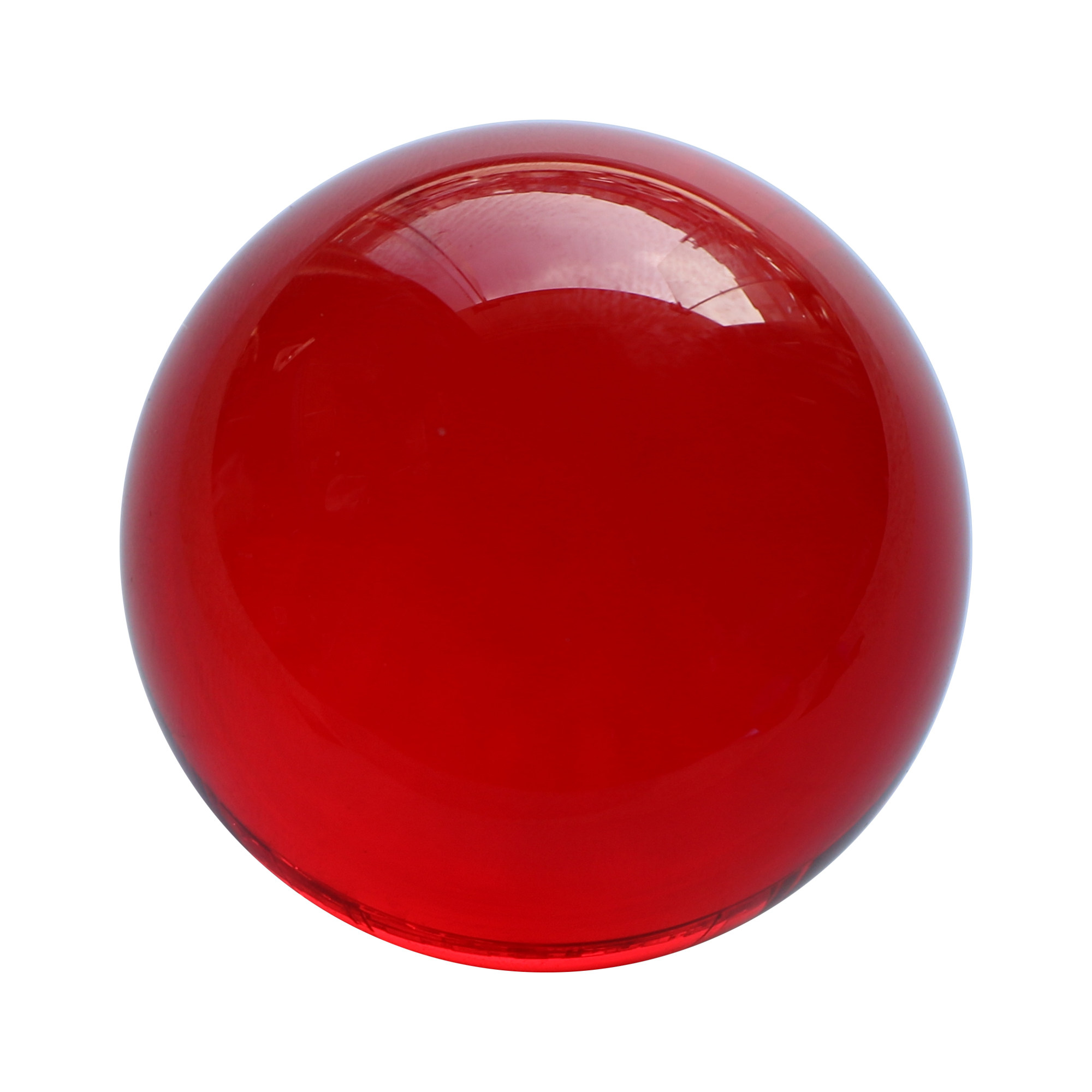 大红红色玻璃水晶球琉璃水晶弹珠饰品配件花瓶水晶珠