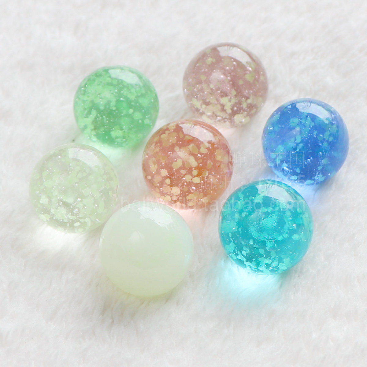 夜光玻璃直径厘米夜明珠装饰装饰工艺工艺品儿童玩具荧光水晶珠