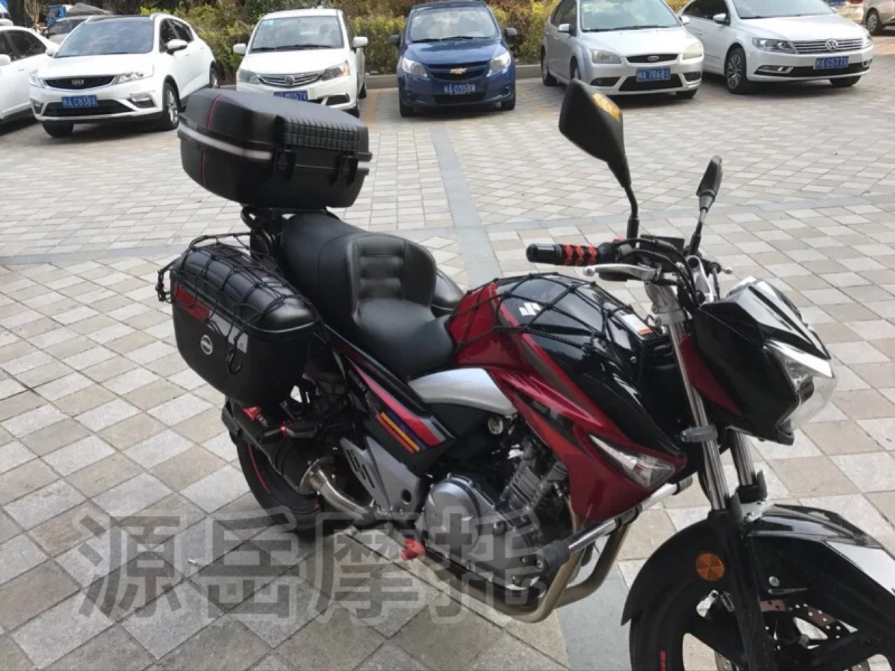 gw250摩托车坐垫改装配件降低长途加高加软改装舒适防滑靠背车座