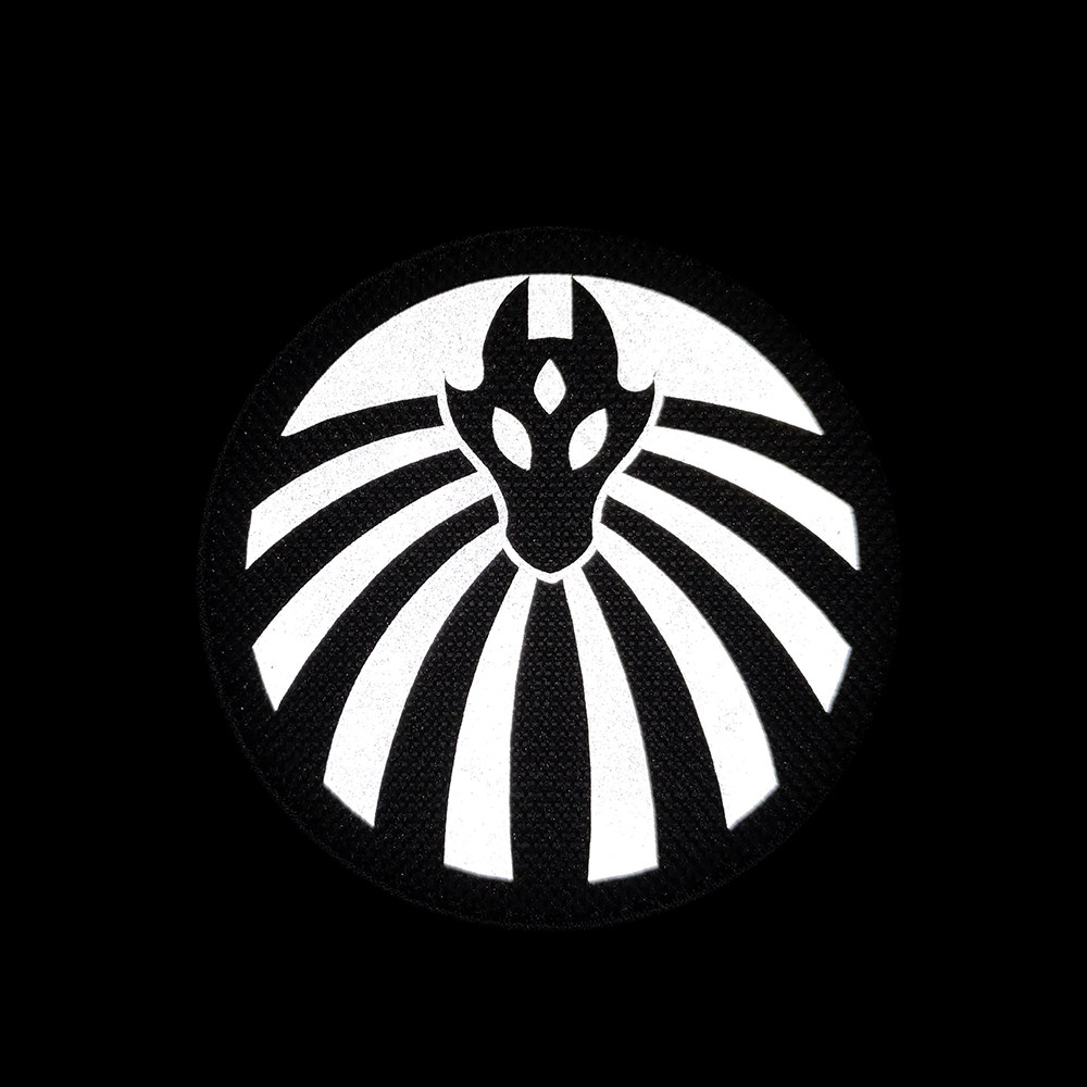 贴章scp基金会机动特遣队标志九尾狐高亮反光魔术贴章