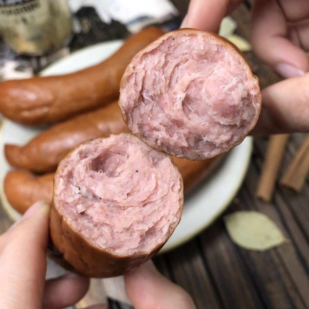 哈尔滨红肠哈肉联精制淀粉肥肉125g10根正宗特产猪肉类