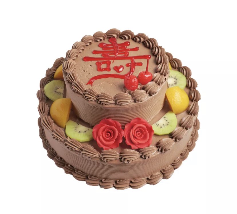崇文门新三宝宝乐面包房黄油巧克力生日蛋糕双层祝寿传统糕点