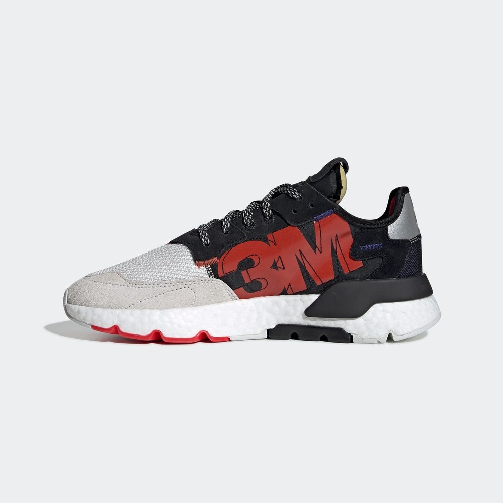 adidas迪达斯三叶草nitejogger男女经典暗夜精灵运动鞋运动休闲鞋