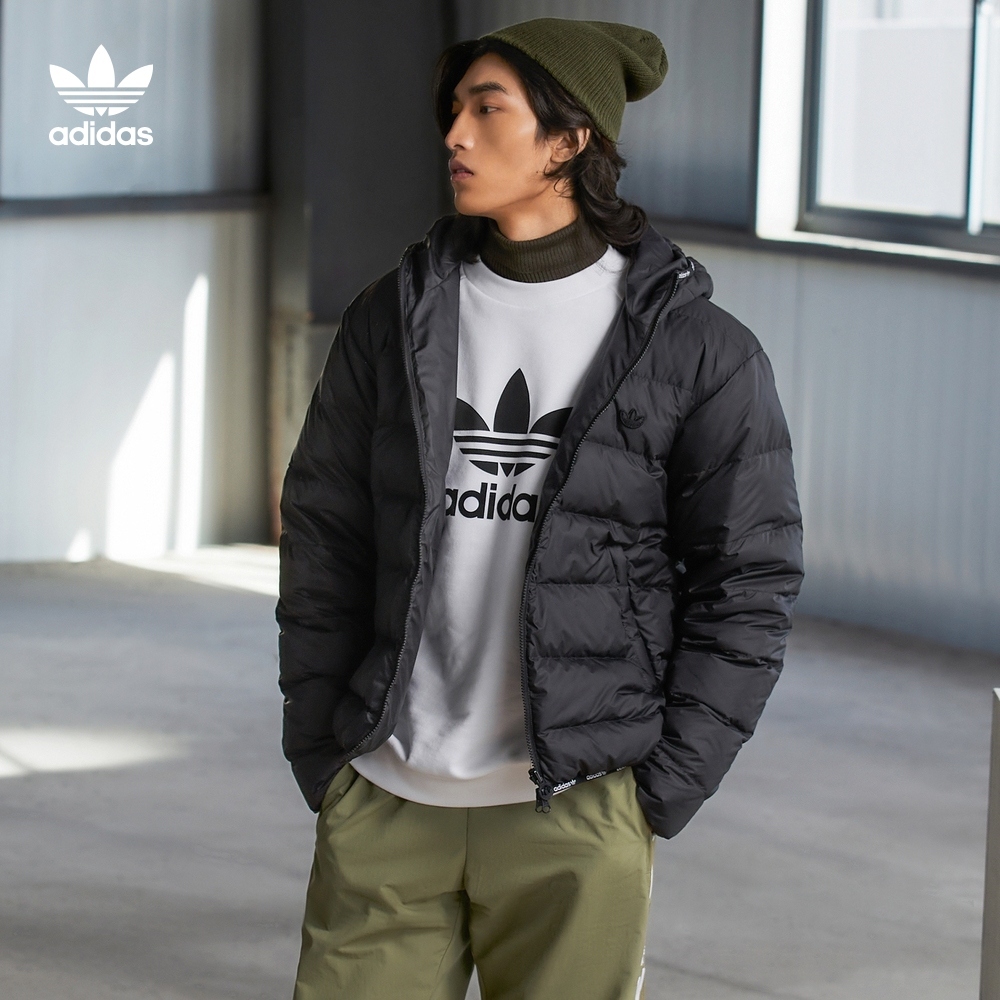 adidas阿迪达斯官网三叶草男装冬季运动双面保暖羽绒服GE1282