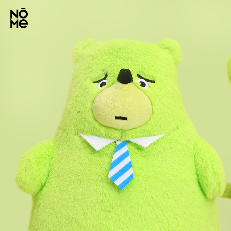 nome诺米家居可爱毛绒公仔不焦系列焦绿鸭猫毛绒