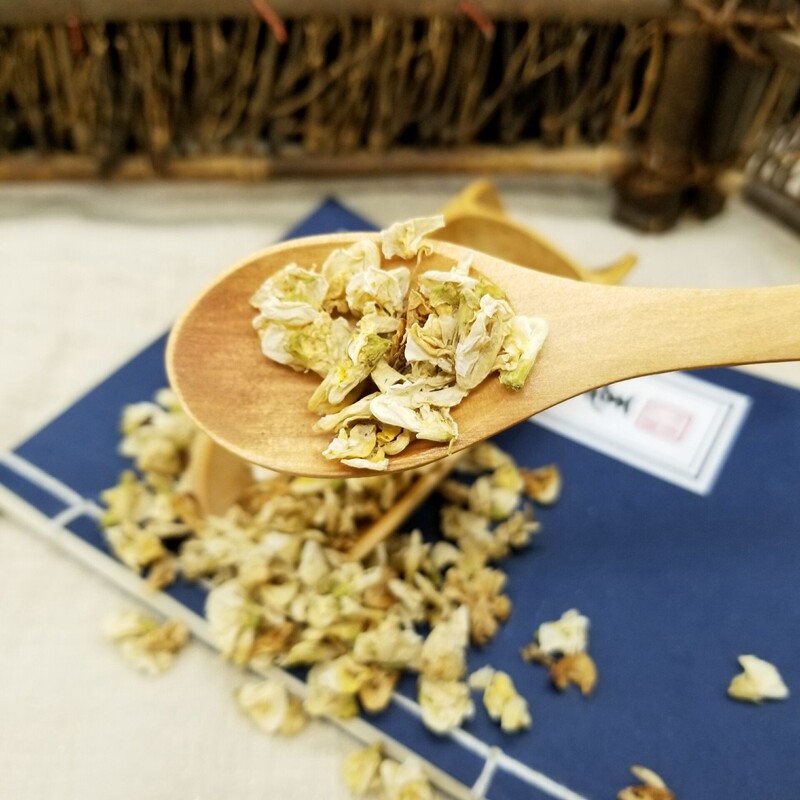 中药材 白扁豆花500克 农家 优质 新鲜 特级泡水花茶 另有陈皮茶