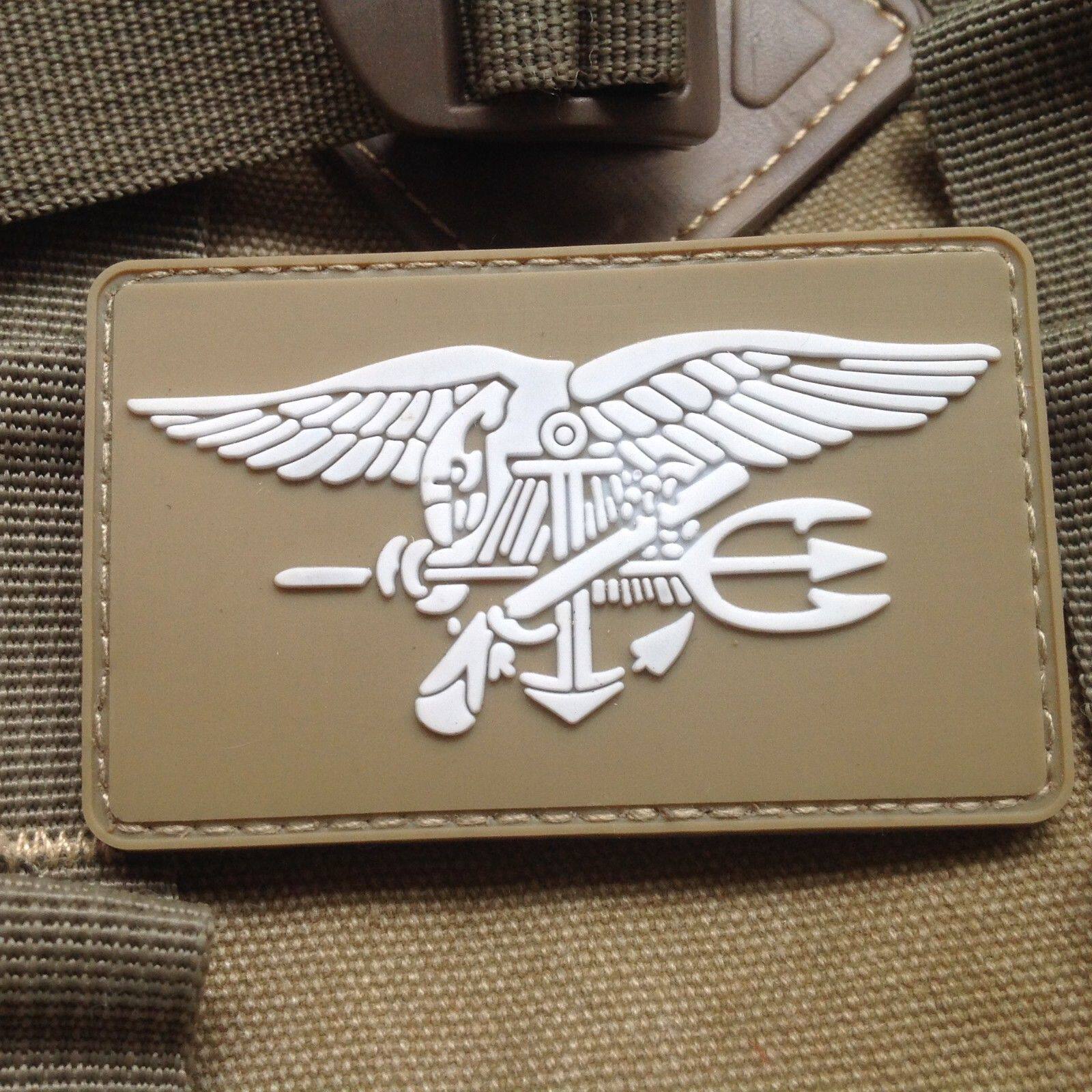 navyseals美国海豹突击队pvc橡胶魔术臂章徽章背包贴章
