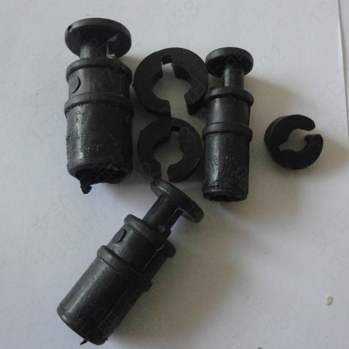 文铂不锈钢抄网杆内锁定位器塑料锁扣竿月牙锁伸缩定位锁渔具配件