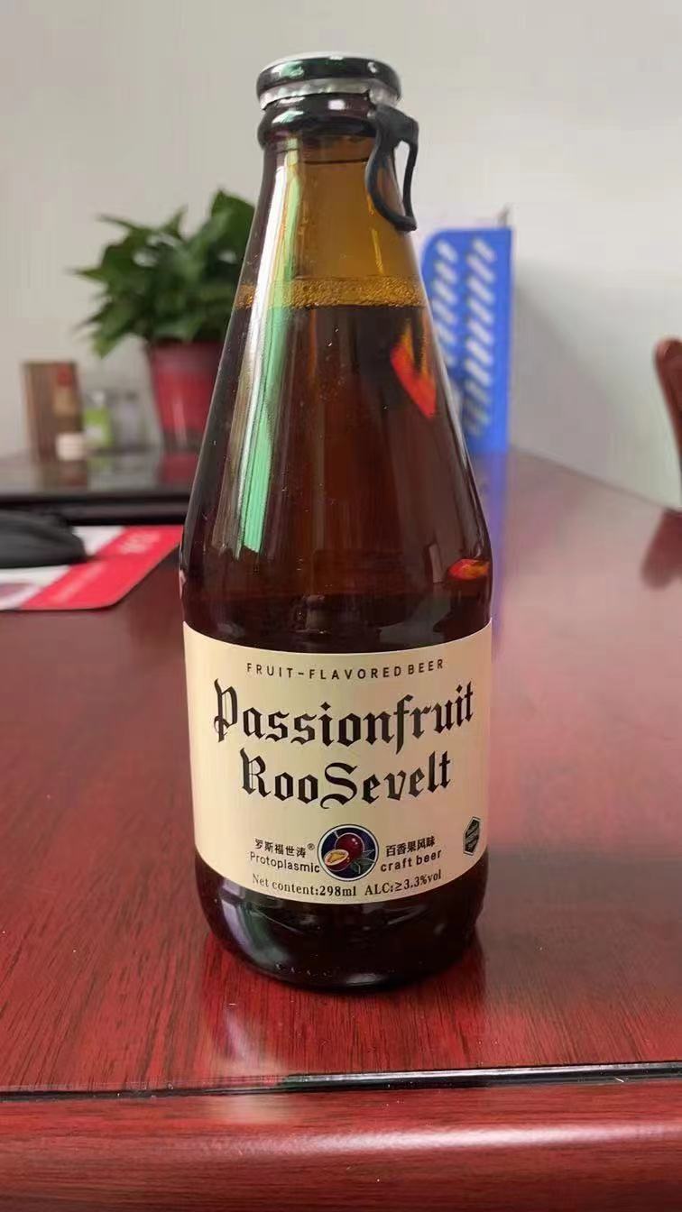 中秋团圆罗斯福世涛百香果风味298ml12原浆精酿果味型啤酒
