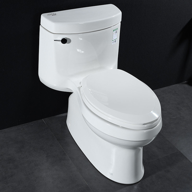 科勒五级节水型家用全包连体旋风马桶龙五级希玛普通坐便器