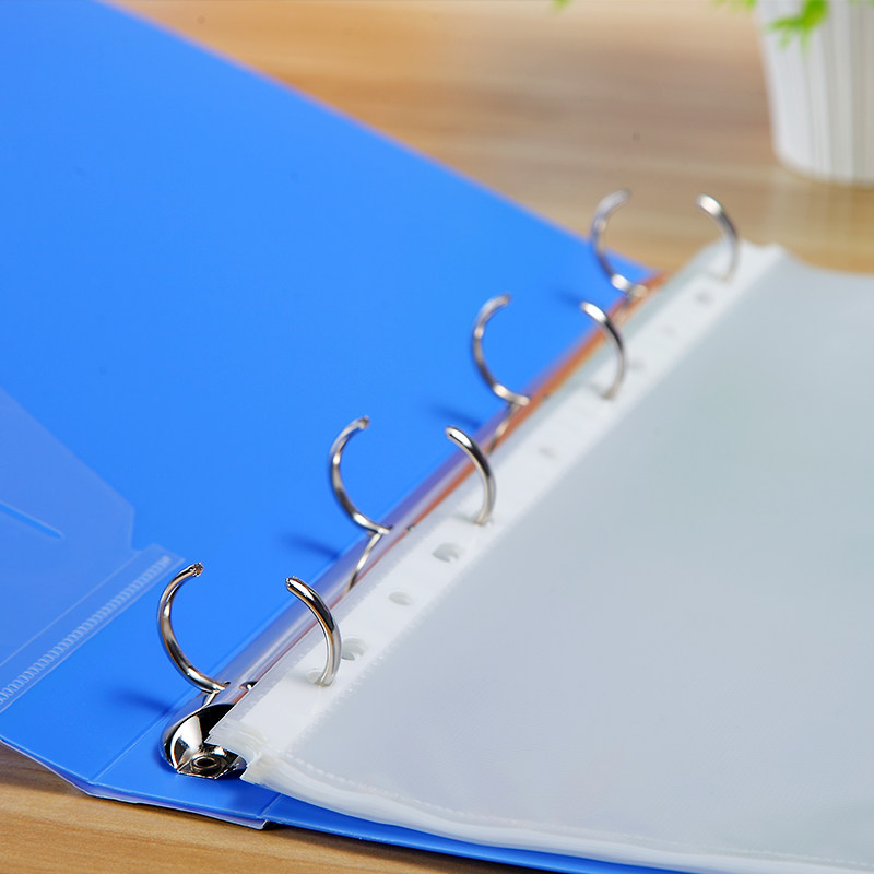 活页插页办公文具档案夹神器收纳整理塑料册夹资料保护文件夹