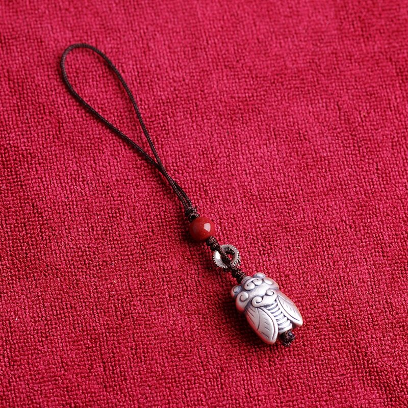 手链艾钰蝉鸣迎禄手纯银一鸣惊人金榜题名学生加油礼物手链