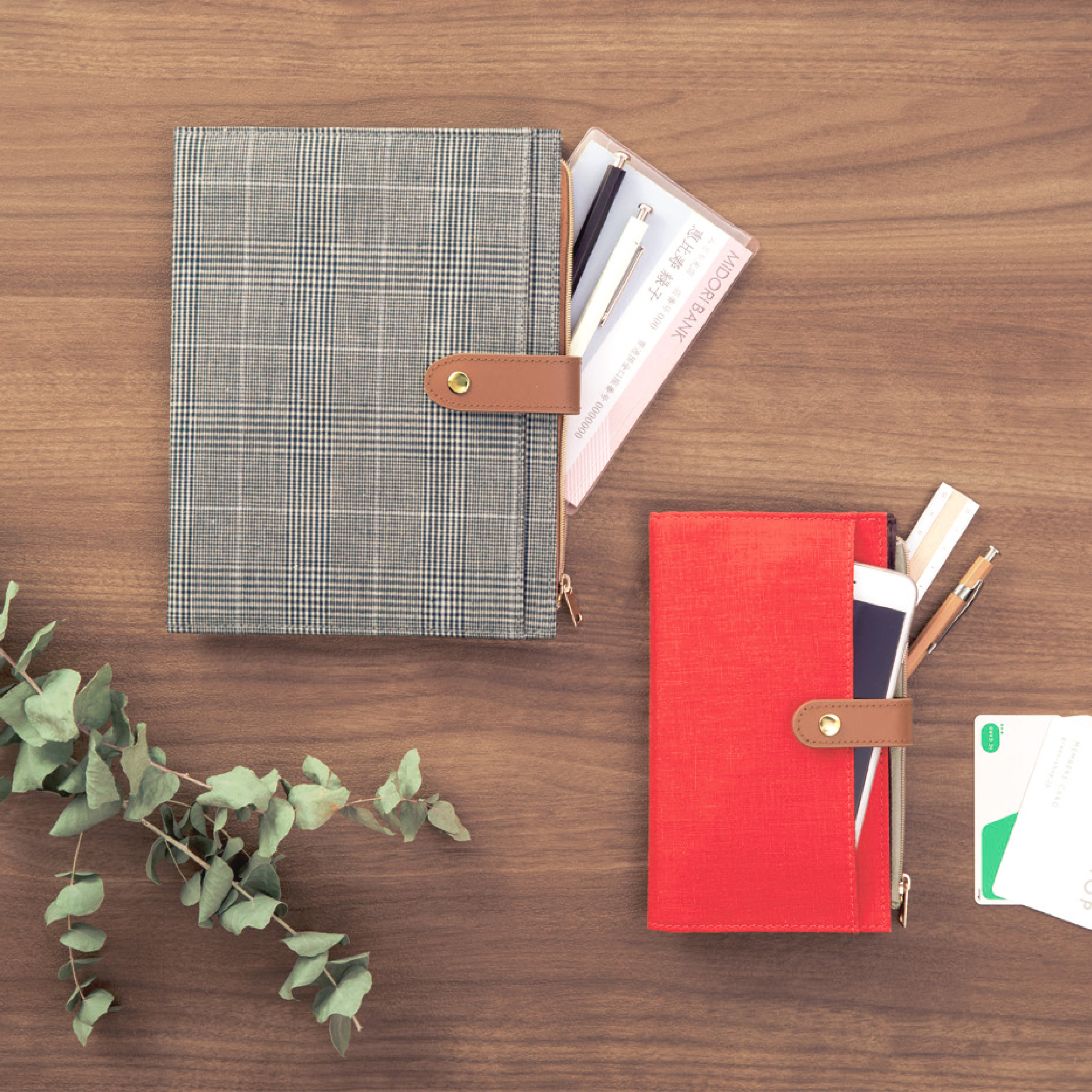 现货midori 2019 pouch diary 手帐周记布面收纳笔记本 a5/slim