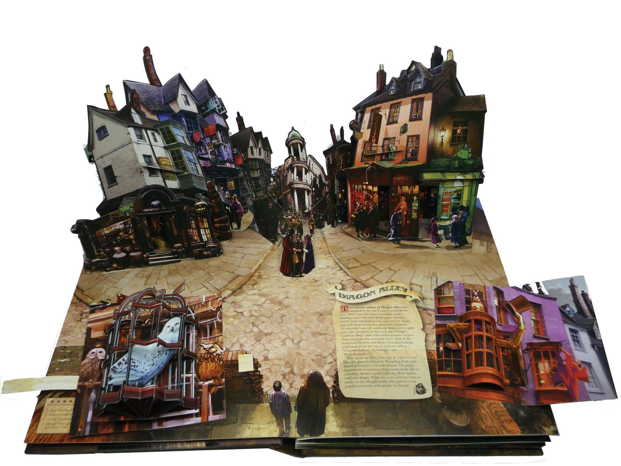 哈利波特立体书 英文原版 harry potter: a pop-up book 魔法周边