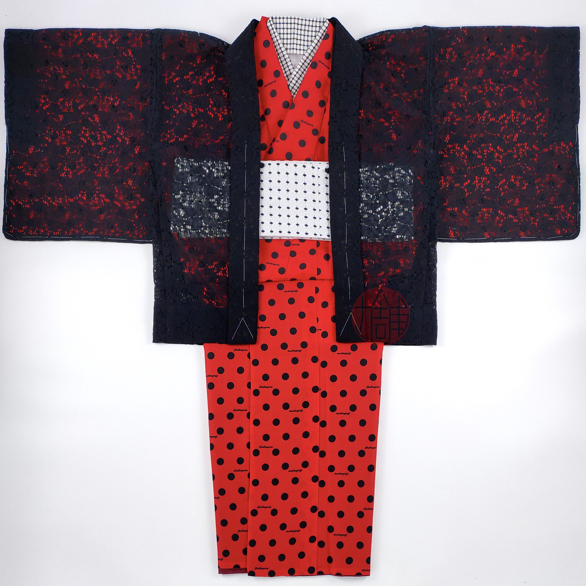 袴下用腰带和服蕾丝小袋半幅带浴衣小纹正装丸舗正统着物