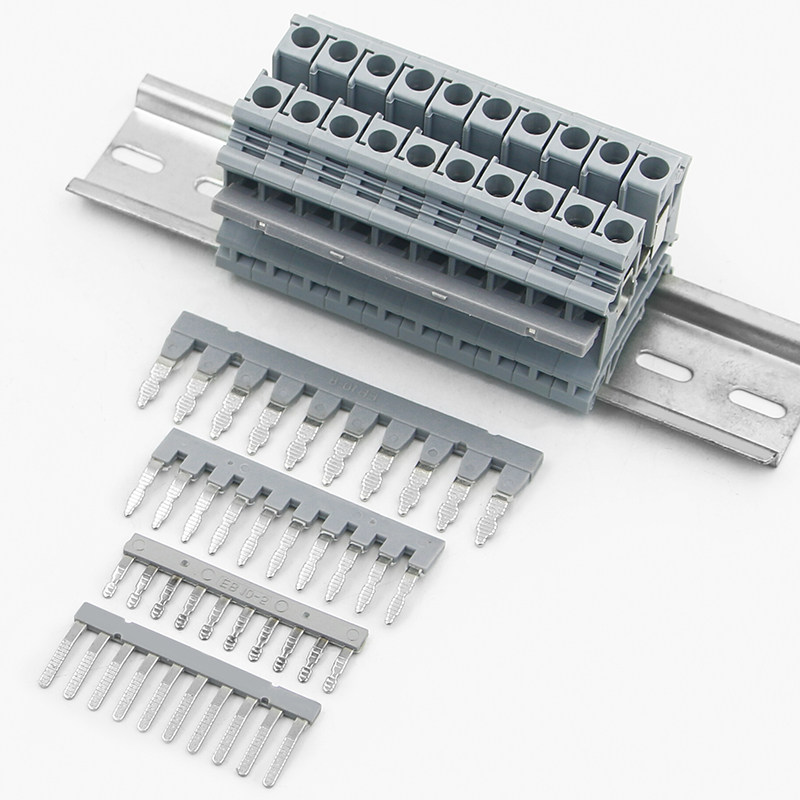 eb短接条汇流uk接线端子中心连接接线排边通用汇流排