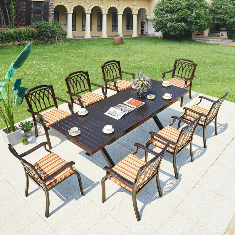 桌椅户外铸铝庭院室外休闲组合家具露台花园桌椅套件