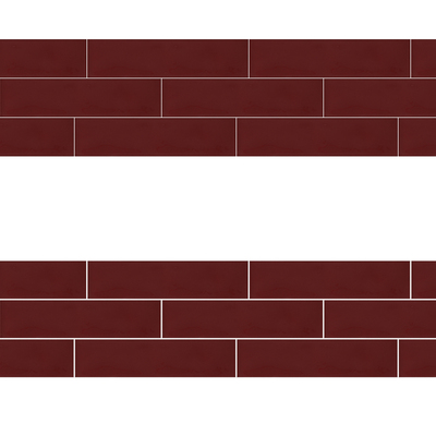 复古文艺美式法式红色卫生间厨卫墙砖瓷砖长方形白色面包釉面砖